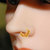 Mahi Gold Plated Ethnic Nose Ring for girls and women NR1100164G