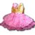 Happy Kids girls party frock(Multicolor)