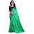 Indian Beauty Women's Green Color Sana Silk Saree With Tessals and Unstiched Blouse Piece