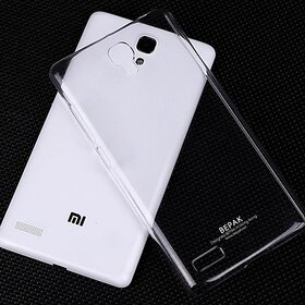 Redmi Note Mobile Ultra Thin hard plastic  Transparent Back Cover
