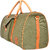 Yahya Leather And Canvas Olive Green Unisex Duffle Bag