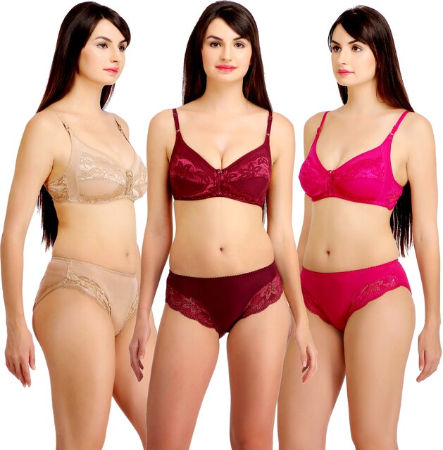 Shop Pink Micro Power Net Bikini Set Hot 2pc G-String Bra & Panty Seductive  Fun Lingerie Todays Night Wear Couples Hottest Choice Sleep Set Online -  Shopclues