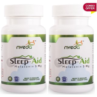Nveda Sleep Aid With Melatonin 3 mg Pack of Two