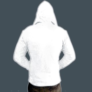 men's hooded cotton blend sweatshirt
