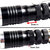 2 Pieces 7W Battery Powered Zoomable Waterproof Ultra Bright LED Flashlight Pocket Torch Outdoor Lamp/Emergency Light