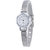 ITHANO Fashion Bracelet Silver Small Round Dial Women Ladies Analog Quartz Wrist Watch