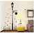 JAAMSO ROYALS Simple Black Street Light PVC Printed  Wall Sticker for Home Dcor