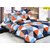 Choco King Blue SuperSoft King Size Double Bedsheet Pack of 1+ 2 Full Size Pillow Cover