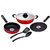 Magicraft Six Piece Non Stick Cookware Set With Stainless Steel Lid