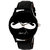GENZ Premium Quality Mooch Black Strap Analog Watch for Men