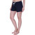 Women Cotton Night Shorts in available Navy Blue Color Plain Casual Boxer Regular Fit M (Medium) Size Short Pant with 2 Side Pockets & Drawstring with Elastic Waistband by Semantic