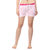 Women Cotton Night Shorts in Pink Color Printed Casual Boxer Regular Fit M Size Short Pant with 2 Side Pockets & Drawstring with Elastic Waistband by Semantic