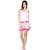 Women Cotton Night Shorts in Pink Color Printed Casual Boxer Regular Fit M Size Short Pant with 2 Side Pockets & Drawstring with Elastic Waistband by Semantic