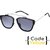 Code Yellow UV Protection Grey Wayfarer Sunglasses For Women