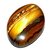Natural Tiger's Eye Stone 11.25 Ratti (10.2 carats) Rashi Ratna  Origional and Certified by GEMOLOGICAL LABORATORY OF INDIA (GLI) Chiti Precious Gemstone Unheated and Untreated Top Quality Gems for Astrological Purpose