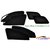 Mahindra XYLO, Car Accessories Side Window Zipper Magnetic Sun Shade, Set of 6 Curtains.
