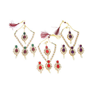 Combo Offer of White Drop Necklace Set Combo Offer of White Drop Necklace Set