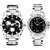 Adamo Shine Black Dial Couple Combo Wrist Watch 10739SM02