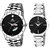Adamo Designer (Day & Date) Black Dial Couple Combo Wrist Watch 816-824SM02