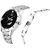 Adamo Designer (Day & Date) Black Dial Couple Combo Wrist Watch 816-824SM02