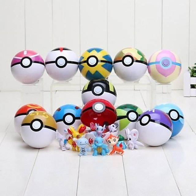 Buy 7cm Pokemon Pokeball Gs Ball With Random Pokemon Figures Inside Online 277 From Shopclues