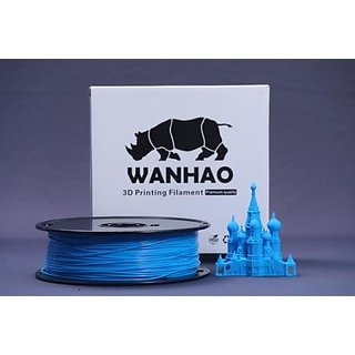 Wanhao 1.75mm PLA 3D Printer Filament - By 3D Print World (Sky Blue) offer
