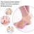 Silicone Gel Pad for Heel Swelling, Dry Hard Cracked Heel Free Size - Set of 1