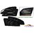 Toyota ETIOS CROSS, Car Accessories Side Window Zipper Magnetic Sun Shade, Set of 4 Curtains.