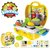 Shribossji Dream Kitchen Cooking Set Suitcase Colorful Toy For Girls- 26 Pcs