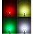 NIPSER 9 Watt Color LED Bulb ( Pack of 4 ), RGYW