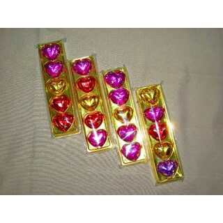 4 pack heart shaped chocolates