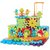 Shribossji Angry Birds Battery Operated Building Blocks Construction Set With Interlocking Gears For Kids - 81 Pcs