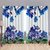 Cloud India 5Ft-Window Curtains Long Crush 3D Set of 2 Piece Polyster Living Room  Bed Room Curtains With Attractive Color
