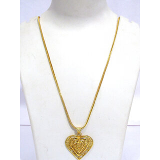 Golden Heart Shape Pendant Chain Necklace Golden Heart Shape Pendant Chain Necklace