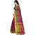 Indian Beauty Women's Ikkat Cotton Silk With Blouse With Tassel Sarees