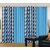 Cloud India 9 ft Long Door Supremo Curtains Set Of 4 Piece Polyster Living Room  Bed Room Curtains With Attractive Color
