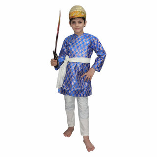                       Kaku Fancy DressesKaku Fancy Dresse Kids Shiva Ji National Hero Costume For Kids School Annual function/Theme Party/Competition/Stage Shows/Birthday Party Dress                                              