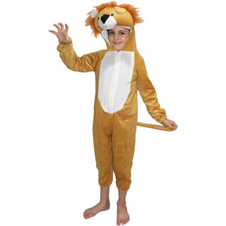 Kaku Fancy Dresses Lion Wild Animal Costume For Kids Annual function Theme Party Competition Stage Shows Birthday Party Dress