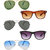 Zyaden Combo of  5 Aviator, Aviator, Aviator, Wayfarer  Wayfarer Sunglasses-Combo 3161