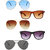Zyaden Combo of  5 Aviator, Aviator, Aviator, Wayfarer & Wayfarer Sunglasses-Combo 3164