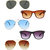 Zyaden Combo of  5 Aviator, Aviator, Aviator, Wayfarer  Wayfarer Sunglasses-Combo 3194