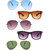 Zyaden Combo of  5 Aviator, Aviator, Aviator, Wayfarer & Wayfarer Sunglasses-Combo 3198