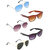 Zyaden Combo of  5 Aviator, Aviator, Aviator, Wayfarer & Wayfarer Sunglasses-Combo 3203