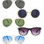 Zyaden Combo of  5 Aviator, Aviator, Aviator, Round & Wayfarer Sunglasses-Combo 3210