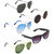 Zyaden Combo of  5 Aviator, Aviator, Aviator, Round & Wayfarer Sunglasses-Combo 3211