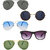 Zyaden Combo of  5 Aviator, Aviator, Aviator, Round & Wayfarer Sunglasses-Combo 3211