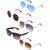 Zyaden Combo of  5 Aviator, Aviator, Aviator, Round & Wayfarer Sunglasses-Combo 3216