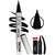 APK Matte Liquid Eyeliner Pen Black PK109 With Adbeni Kajal Worth Rs.125/