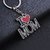 Love Keychain Letter Heart Father's Mother's Day Gift Metal Ring Key Chain Cover Holder