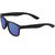 David Martin Blue Mercury/Mirrored (UV 400 Protection) Stylish Unisex Wayfarer Sunglass With Free Black wayfarer sunglas